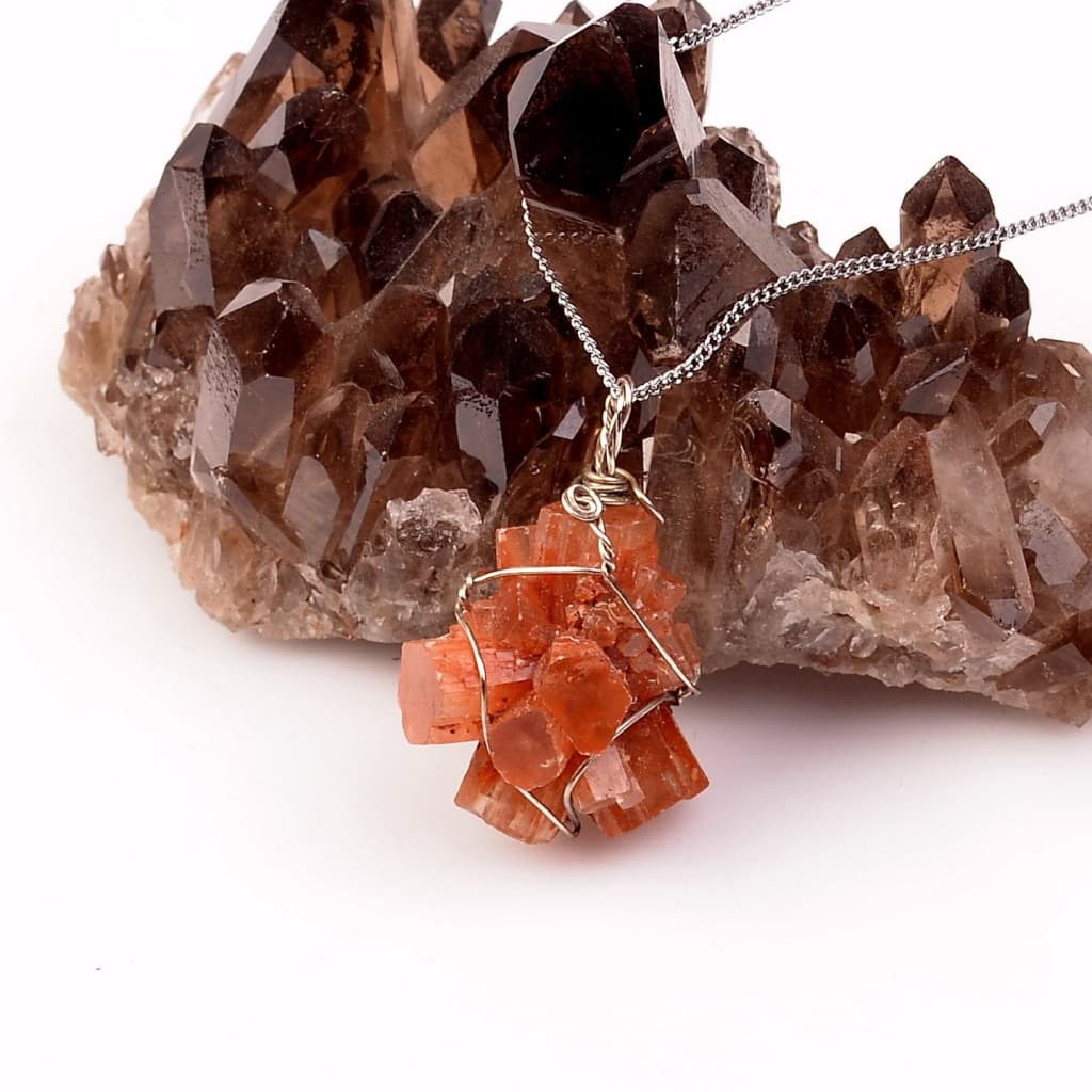 Aragonit Taşı Küpe