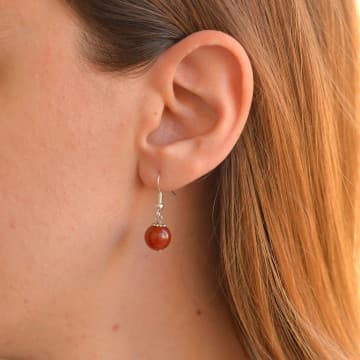 Akik Taşı Küpe - 1