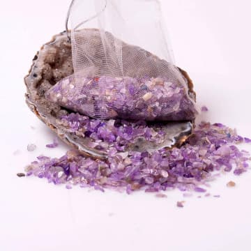 Ametist Kırık Taş Kese - 40 gr - 2