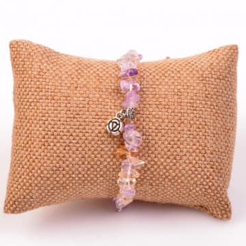 Ametrin Taşı Şekilsiz Bileklik - 2