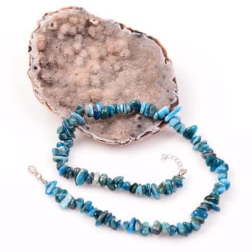 Apatit Taşı Şekilsiz Kolye - 2