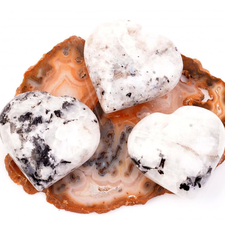 Ay Taşı Kalp Kütle - Metal Standlı