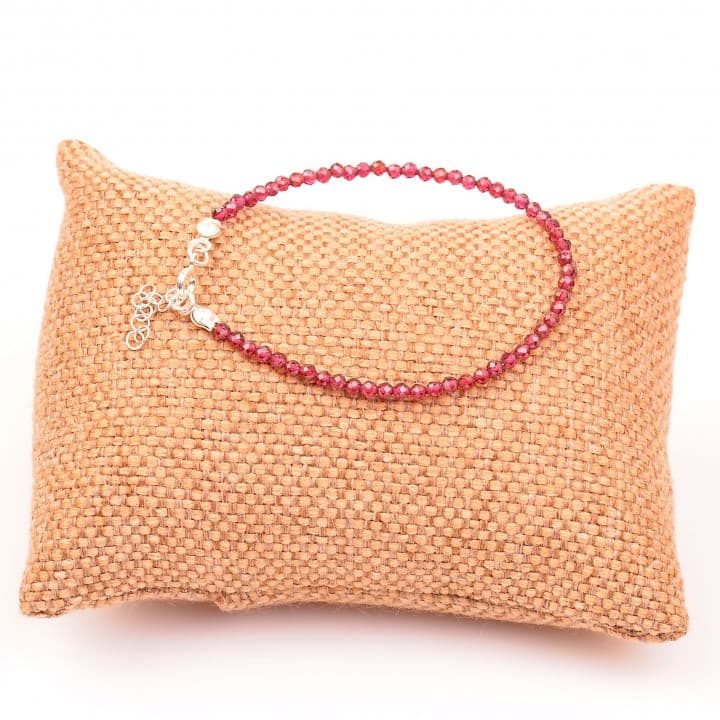 Çok İnce Lal Taşı Bileklik - 2,5 mm