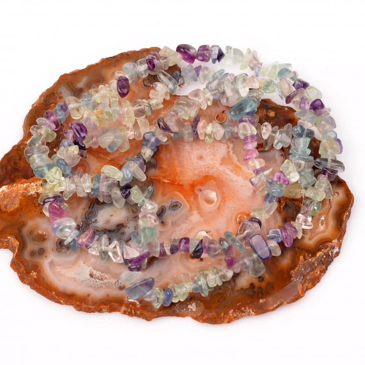 Florit Taşı Şekilsiz Dizi - Kırık Taş