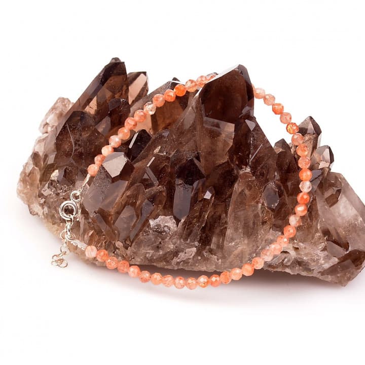 Güneş Taşı Gümüş Bileklik ( 3,2 mm ) - Çok İnce