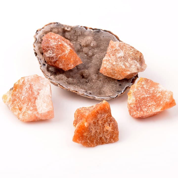 Ham Turuncu Aventurin Taşı Kütle