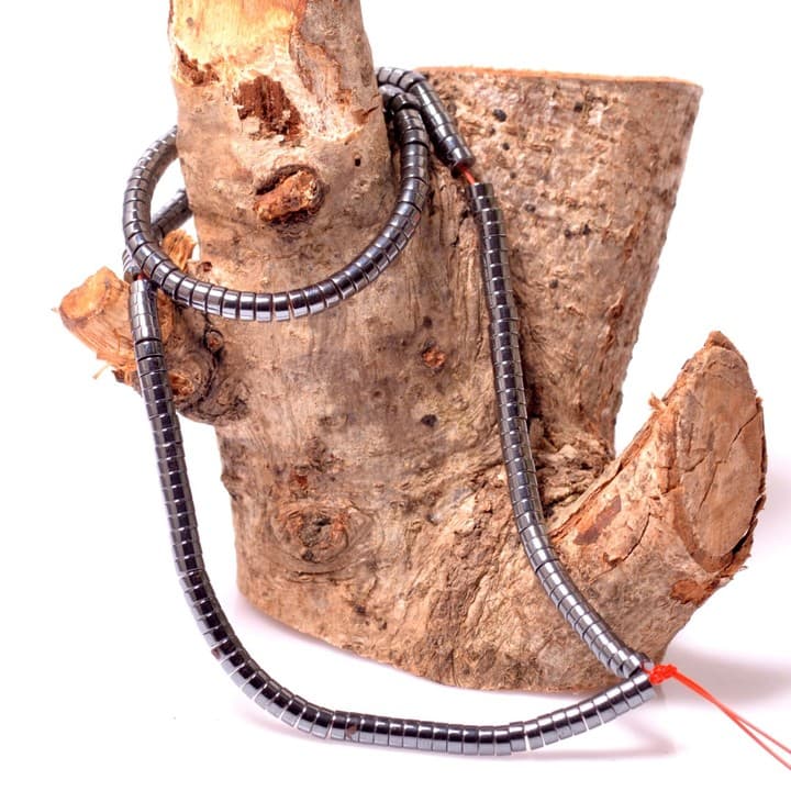 Hematit Taşı Dizi - Tekerlek Model