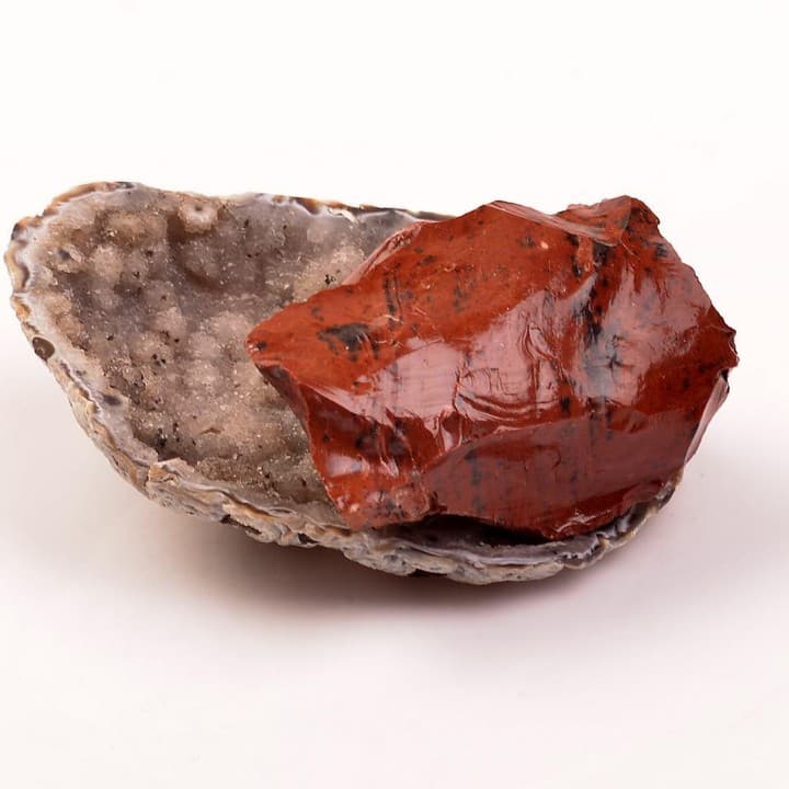 Kahverengi Ham Obsidyen Taşı Kütle