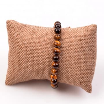 Kaplan Gözü Taşı Bileklik - 8 mm - 2