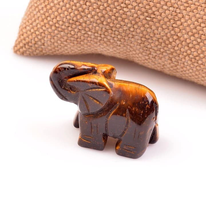 Kaplan Gözü Taşı Fil Figürü