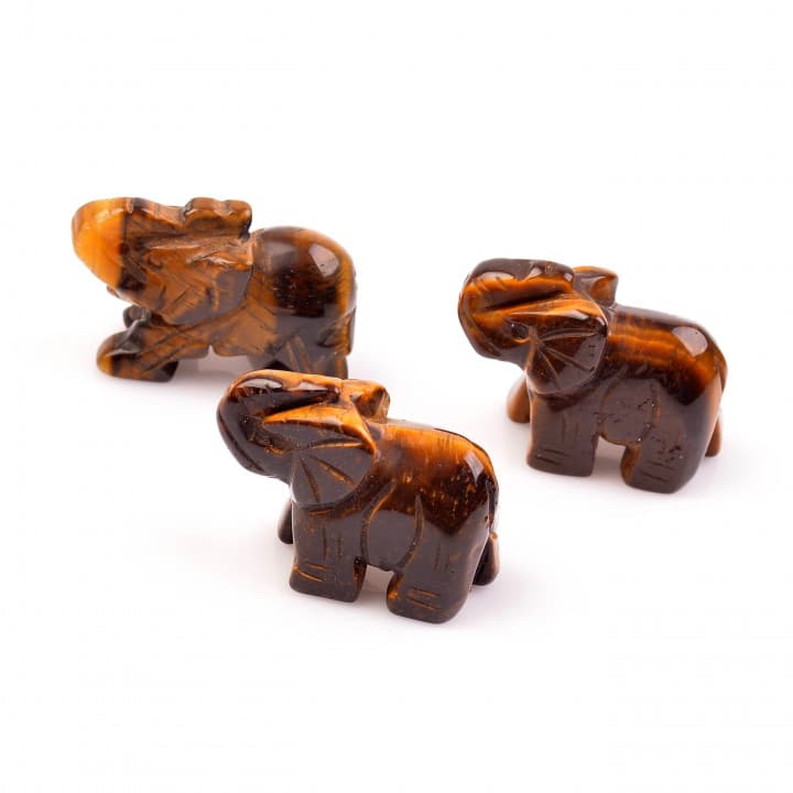 Kaplan Gözü Taşı Fil Figürü