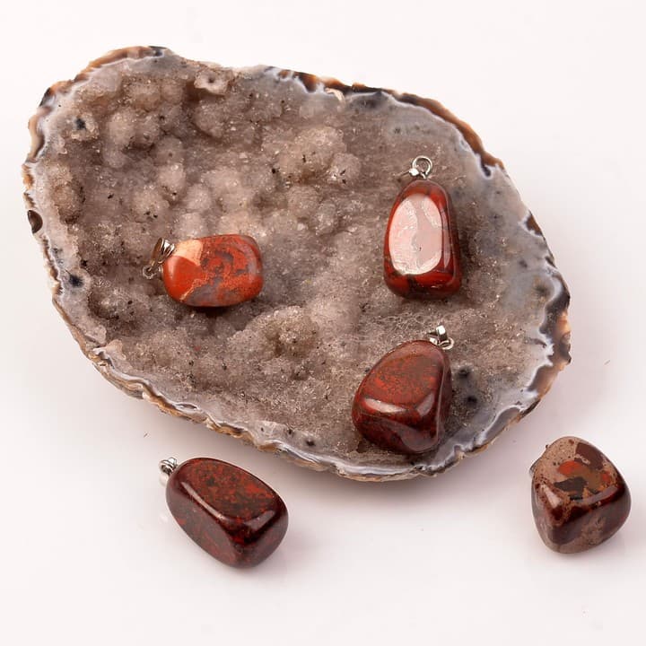 Kırmızı Jasper Taşı Kolye