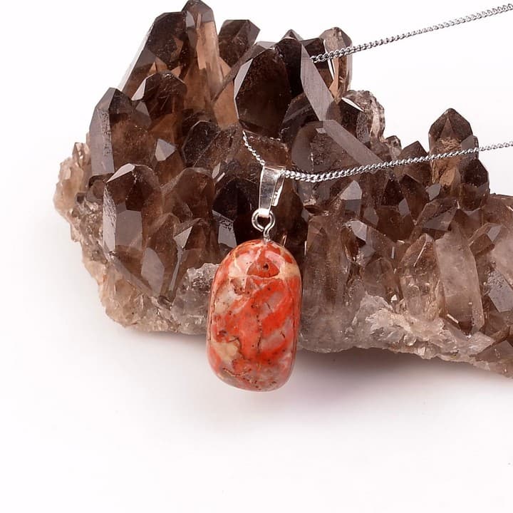 Kırmızı Jasper Taşı Kolye