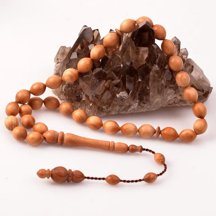 Kokulu Ardıç Ağacı Tesbih (8*10 mm)