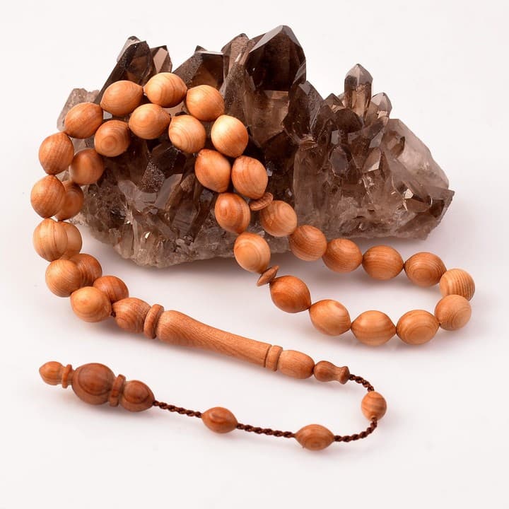 Kokulu Ardıç Ağacı Tesbih (8*10 mm)