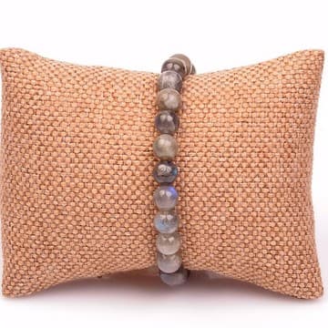 Labradorit Taşı Bileklik ( 8 mm ) - 2