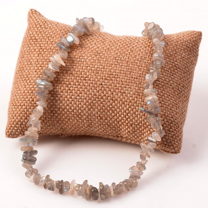 Labradorit Taşı Şekilsiz Kolye