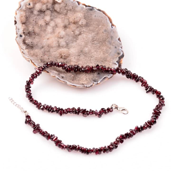 Lal Taşı Şekilsiz Kolye