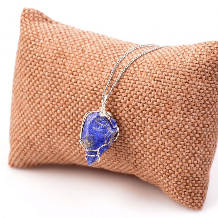 Lapis Lazuli Taşı Kolye  - Ham Taş