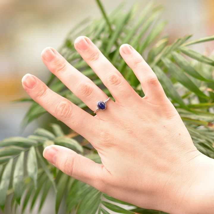 Lapis Lazuli Taşı Yüzük - Ayarlamalı