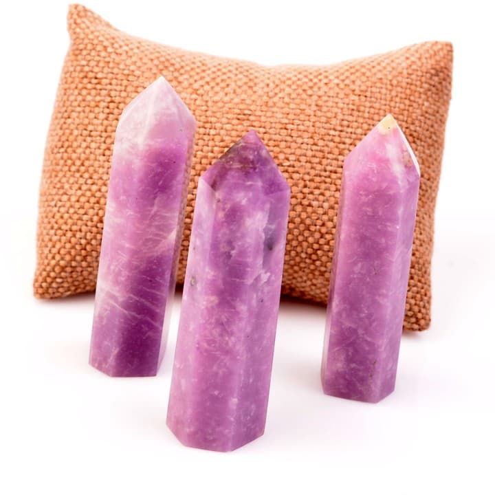 Lepidolit Taşı Kazık Kütle