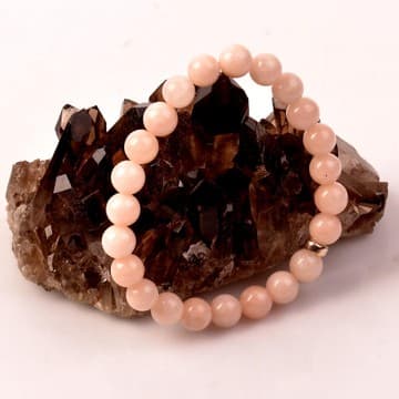 Morganit Taşı Bileklik ( 8 mm ) - 2