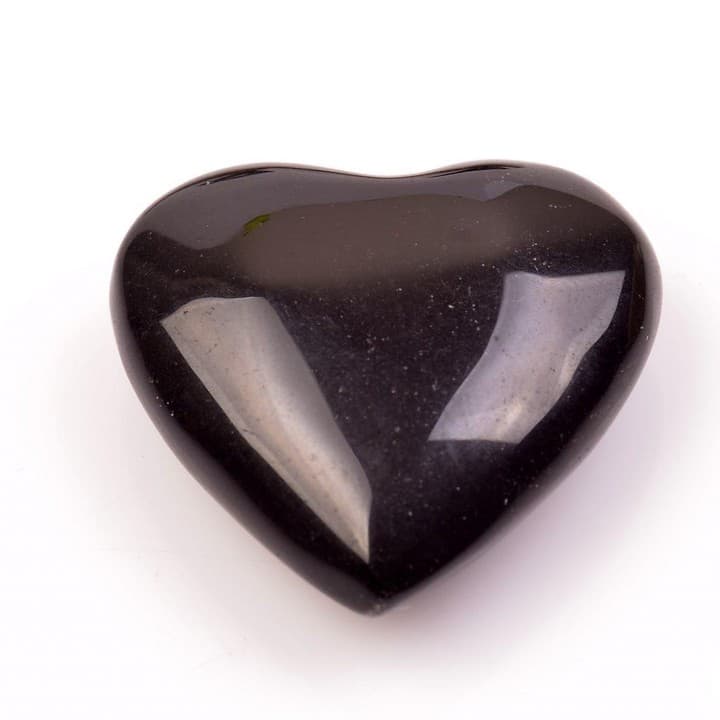 Obsidyen Taşı Kalp Kütle