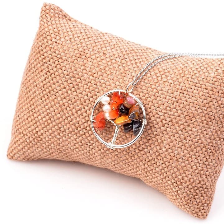 Oğlak Burcu Taşlarından Kolye - Kararmaz Zincirli