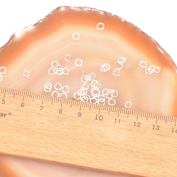 On Adet Gümüş Halka - 5 mm