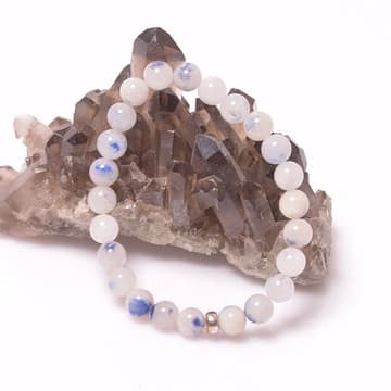 Raindrop Azurit Taşı Bileklik - 8 mm - 1