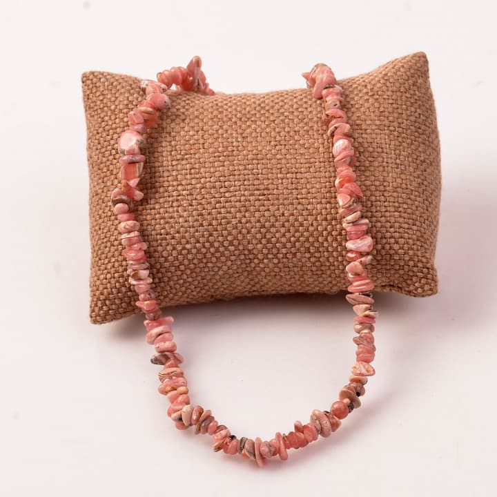 Rodokrozit Taşı Şekilsiz Kolye