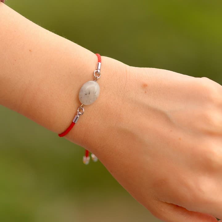 Rutilli Kuvars Taşı Bileklik - Ayarlamalı