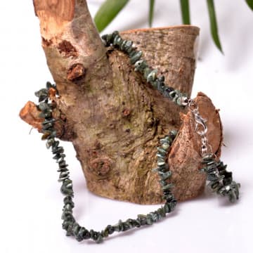 Serafinit Taşı Şekilsiz Kolye - Kırık Taş Kolye - 1