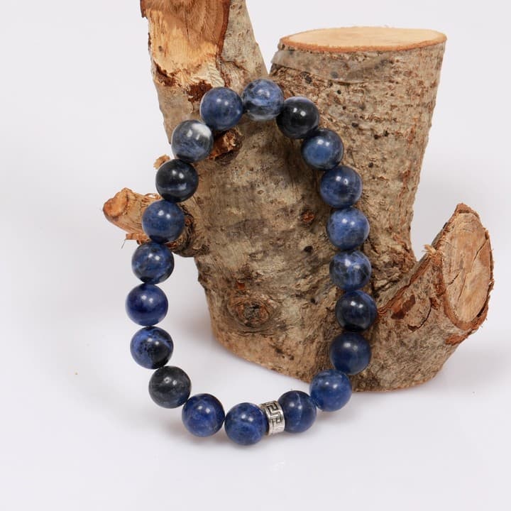 Sodalit Taşı Bileklik - 10 mm
