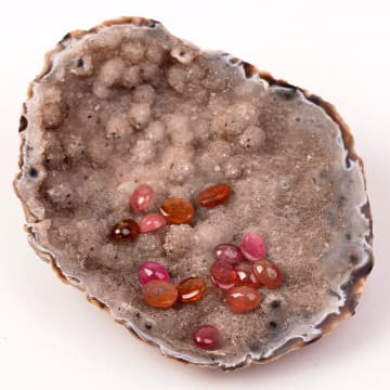 Turmalin Taşı Kabaşon - 5*7 mm Yüzük ve Kolye Taşı - 1