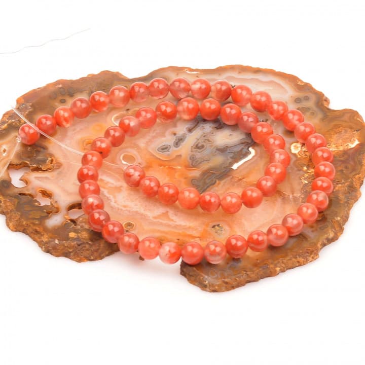 Yemen Akik Taşı Dizi ( 7 mm )