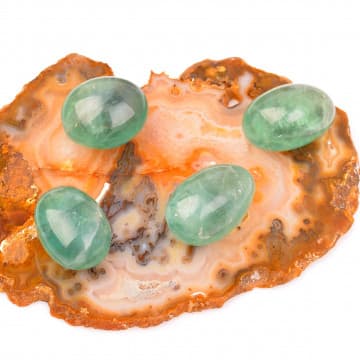 Yeşil Florit Taşı Kütle - 1