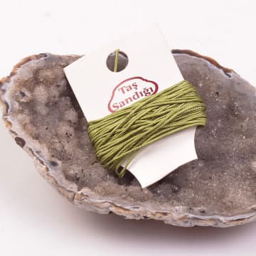 Yeşil Renk Tesbih İpi - 5 metre - - 1