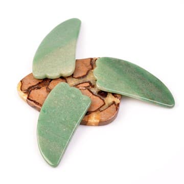 Aventurin Taşı Gua Sha Masaj Aleti - 1