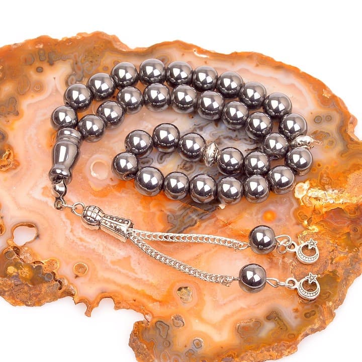 Hematit Taşı Tesbih (8 mm)