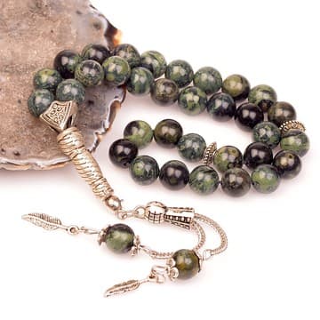 Kanbaba Jasper Taşı Tesbih (8 mm) - 1