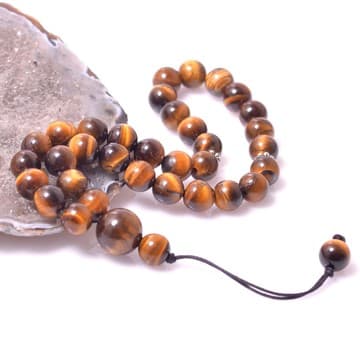 Kaplan Gözü Taşı Tesbih (8 mm) - 2