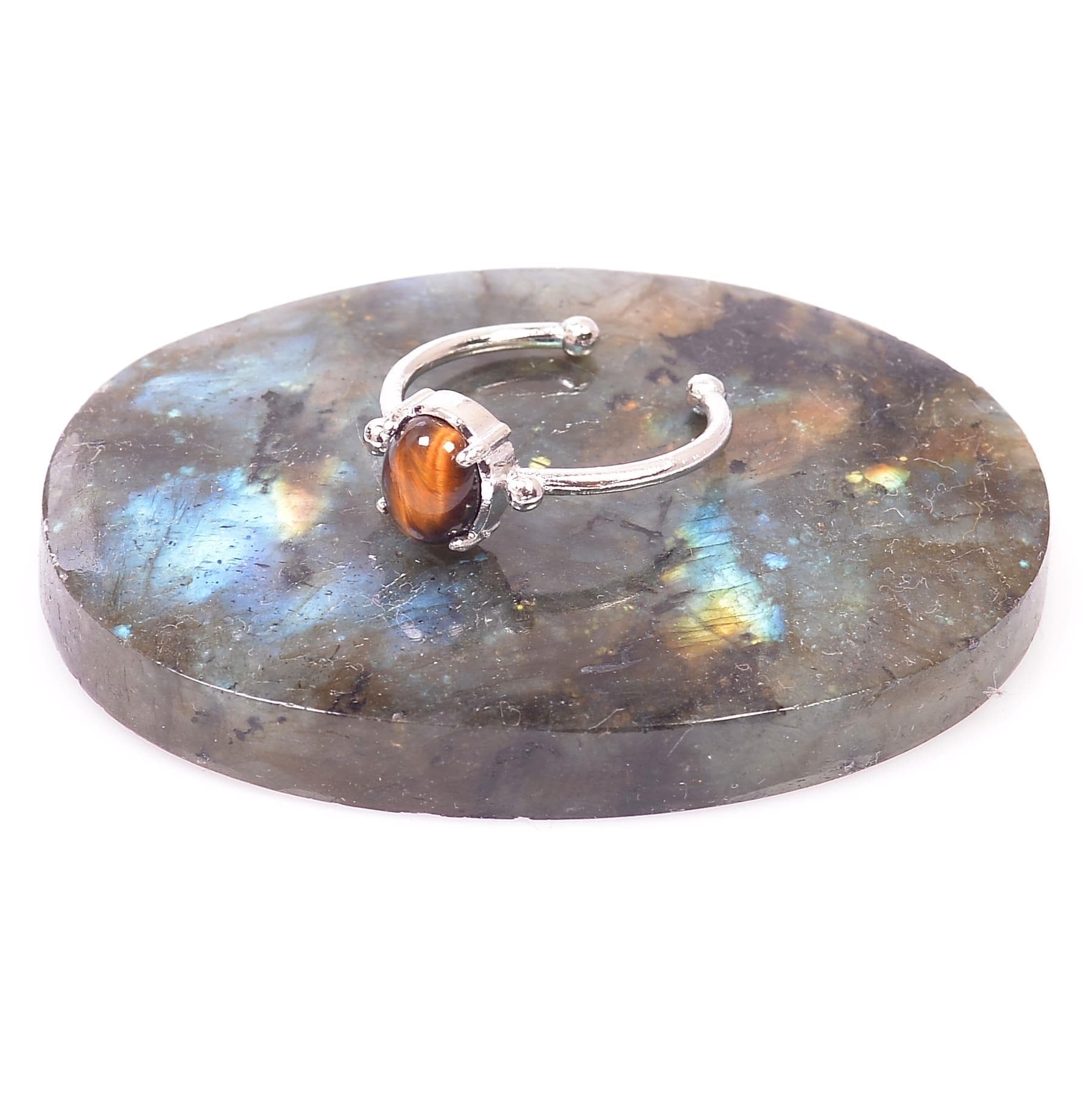 Kaplan Gözü Taşı Yüzük