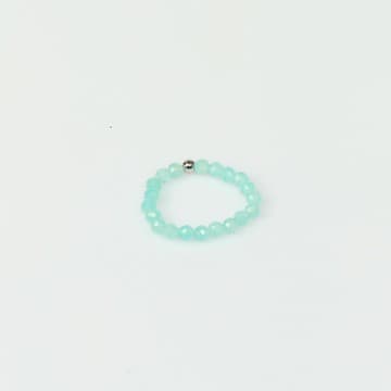 Amazonit Taşı Lastikli Yüzük – 3.5 mm - 2