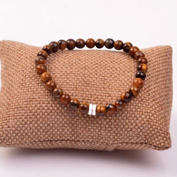 Kaplan Gözü Taşı Bileklik ( 6 mm ) - 1