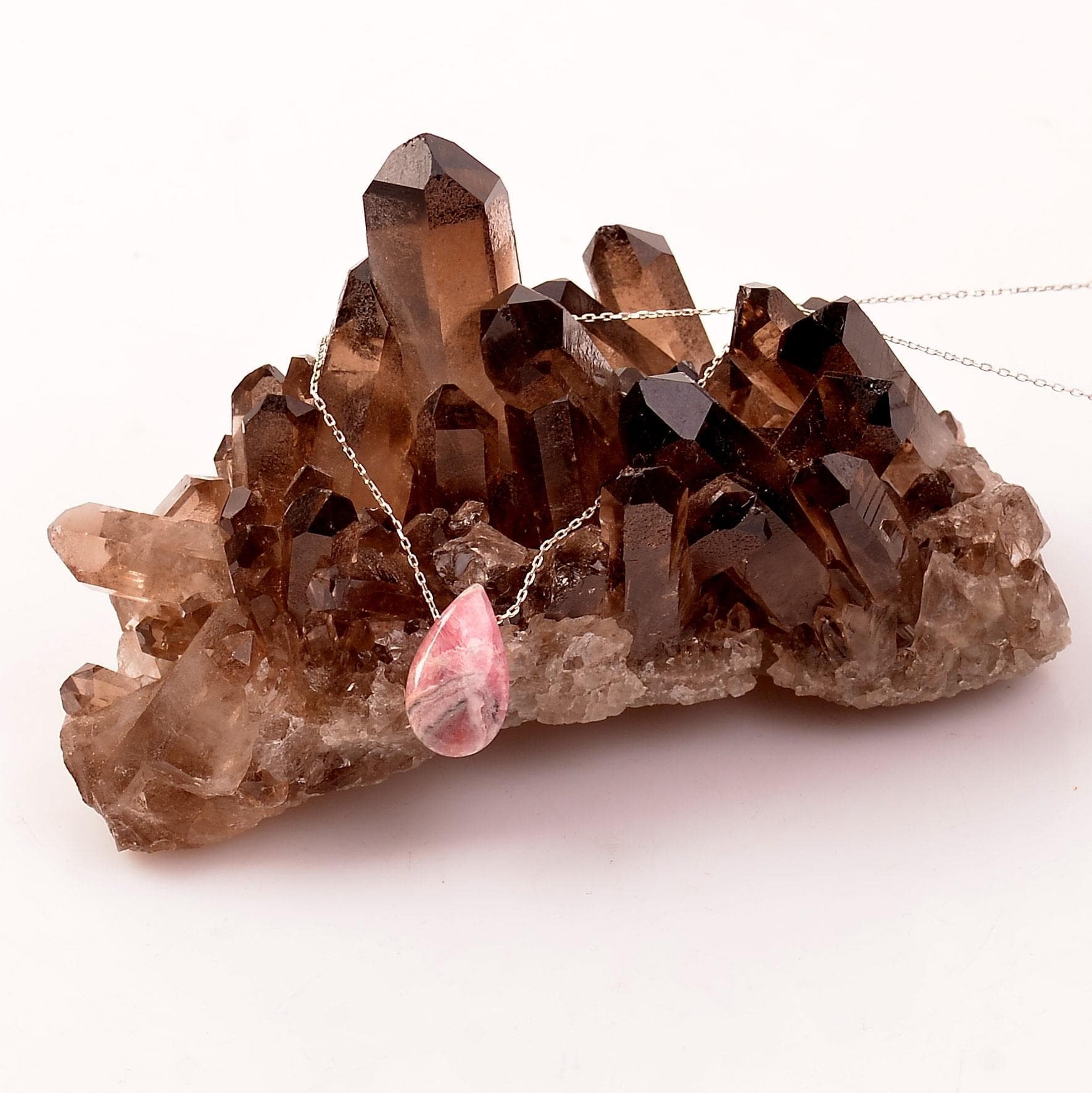 Rodokrozit Taşı Kolye