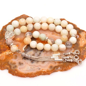 Amazonit Taşı Tesbih ( 10 mm ) - 1