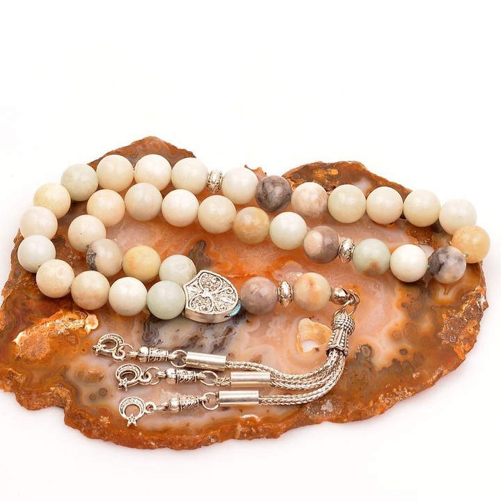 Amazonit Taşı Tesbih ( 10 mm ) - 2