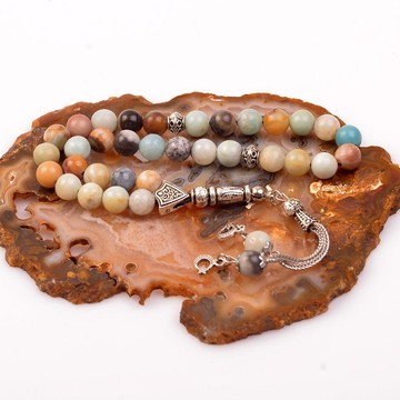 Amazonit Taşı Tesbih ( 8 mm ) - 2