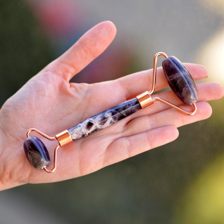 Ametist Taşı Masaj Aleti - Roler - 1